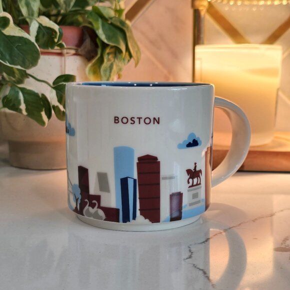 Starbucks You Are Here Boston coffee  Mug 14oz Ceramic collectable series - Picture 2 of 4